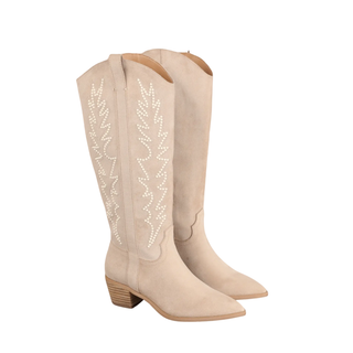 Taysha Boot in Beige