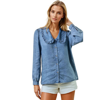 Sweet Carolina Denim Blouse