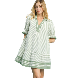 Sage Harbor Stripe Dress
