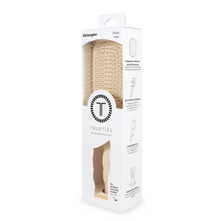 Teleties: Detangler Hair Brush • Thick Hair | Tan