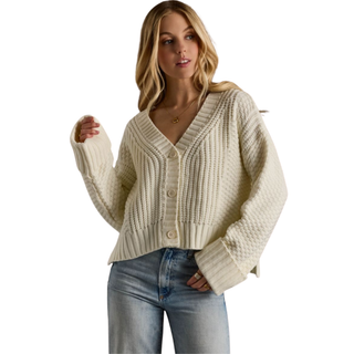 Ivory Lane Buttoned Cardigan