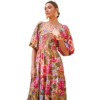Blushing Garden Soirée Maxi Dress