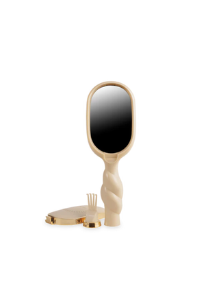 Teleties: Mini Boar Bristle Hair Brush • Tan