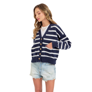 Harbor Lights Striped Cardigan