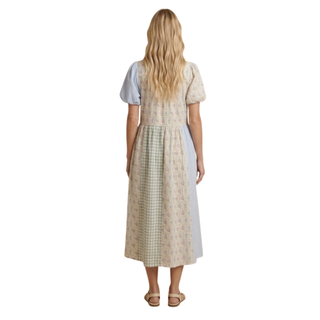 Prairie Patchwork Midi Dress