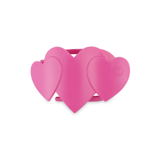 Teleties:  Flat Hair Clip • Small | Pink Heart To Heart