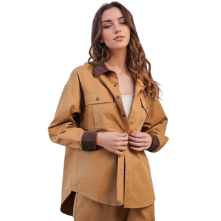 Button Down Barn Shacket