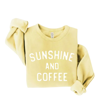 Sunshine and Coffee Graphic Sweatshirt