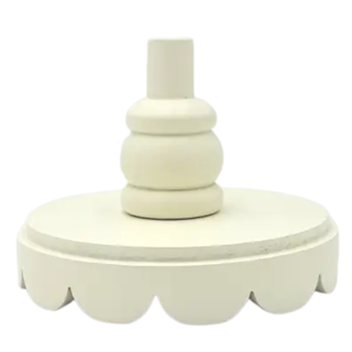 Doodles By Rebekah: White Scalloped Topper Base Only