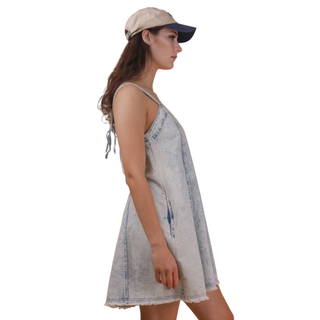 Lakewashed Denim Swing Dress
