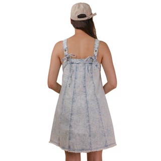 Lakewashed Denim Swing Dress