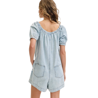Softwash Denim Day Romper