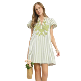 Sage & Stripe Dress