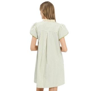 Sage & Stripe Dress
