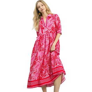 Rosé Riviera Maxi Dress